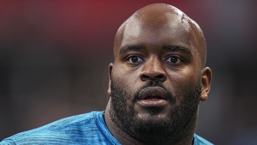 Carolina Panthers offensive tackle Taylor Moton