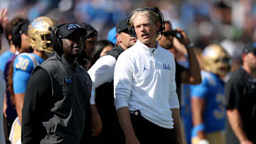 UCLA Bruins interim head coach Tim SkipperMandatory Credit: Kiyoshi Mio-Imagn Images