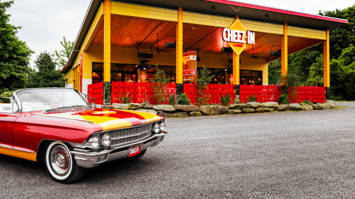  The Cheez-In Diner is OPEN ft. Cheez-It Milkshake & Burger Combo, Cheez-It-Powered Jukebox. Image Credit to Cheez-It. 