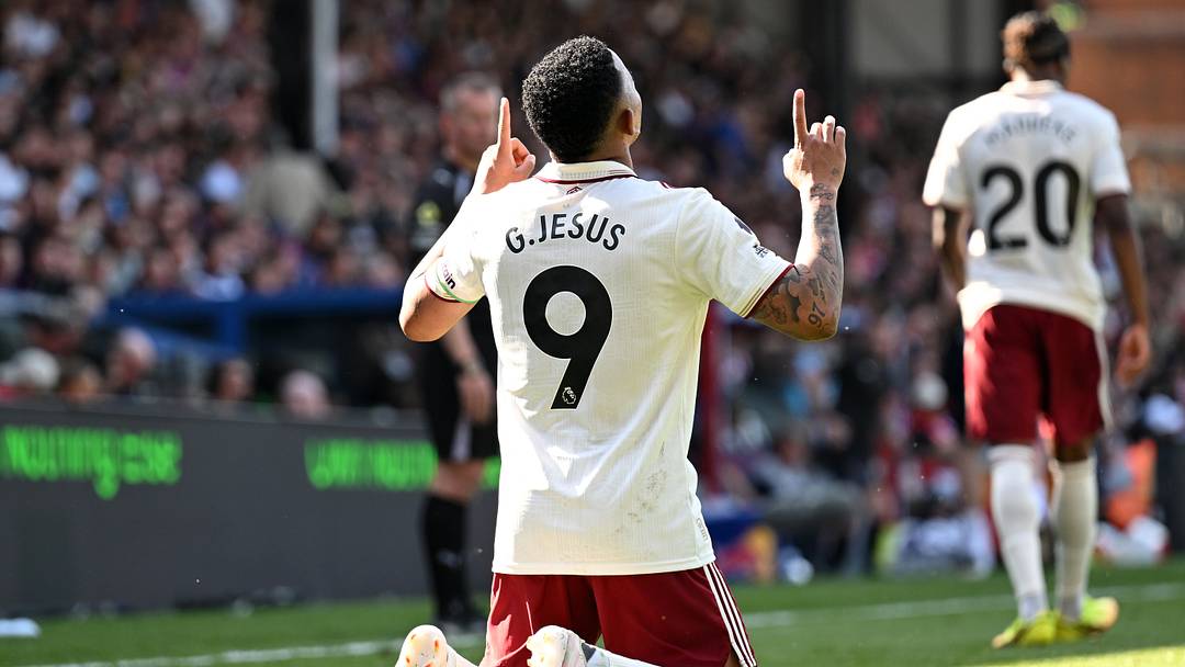 Gabriel Jesus was heavily involved at Selhurst Park