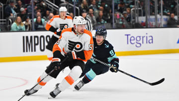 The Flyers bring an eight-game point streak into Climate Pledge Arena on Friday night. 