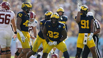 Michigan won just eight games in the season after winning the national title due to subpar quarterback play but a still stout defense.