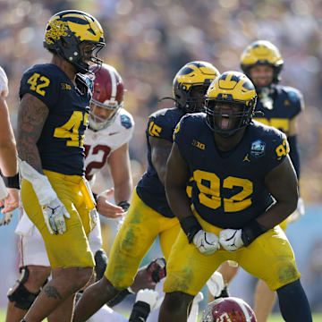 Michigan won just eight games in the season after winning the national title due to subpar quarterback play but a still stout defense.