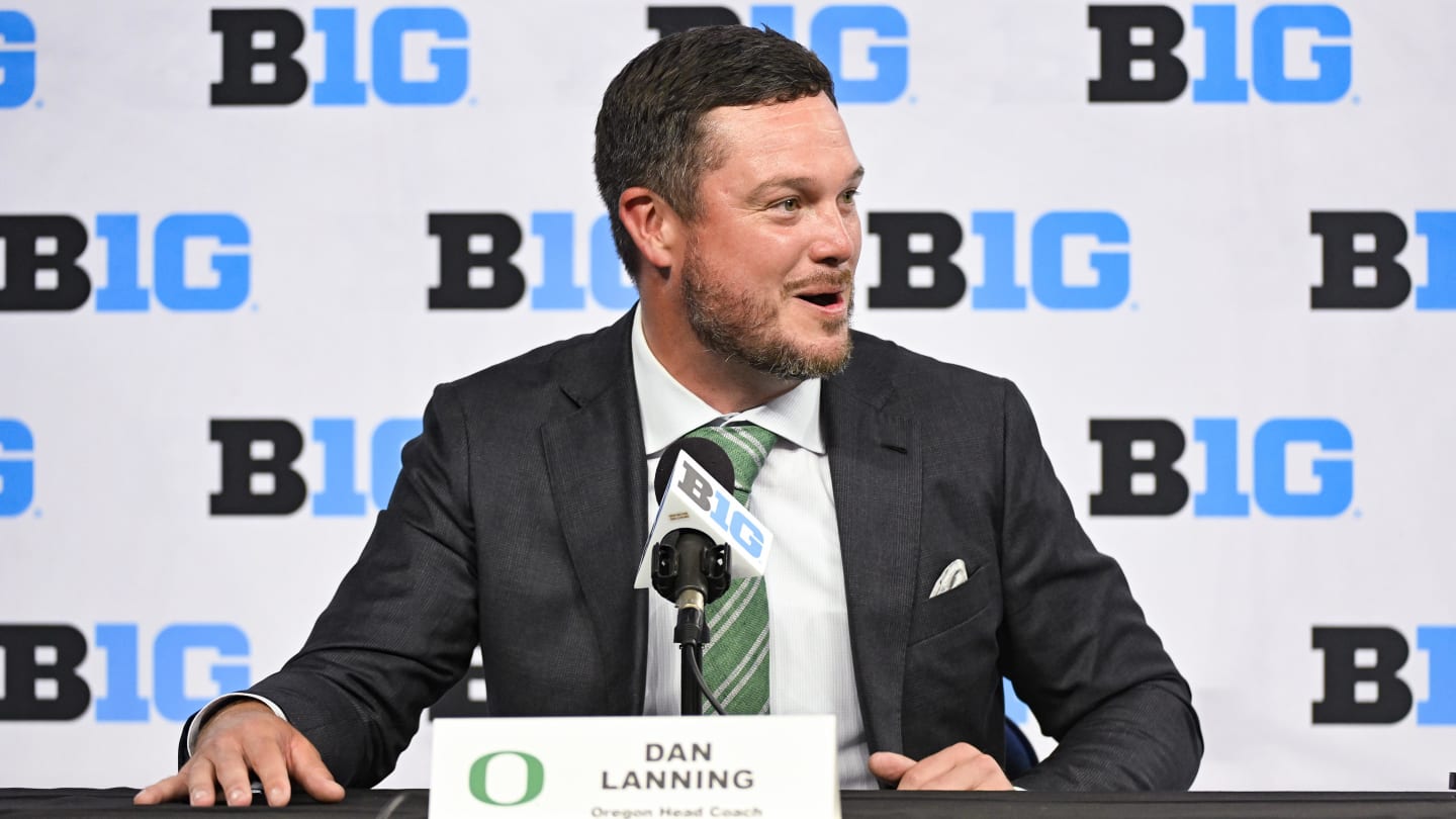 ‘A phenomenal team’: Oregon’s Dan Lanning, players give Michigan respect at Big Ten Media Days