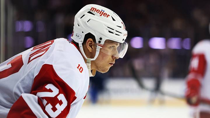 Detroit Red Wings left wing Lucas Raymond Credit: Danny Wild-Imagn Images Detroit Red Wings left wing Lucas Raymond Credit: Danny Wild-Imagn Images