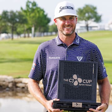 Taylor Pendrith is the defending champion of the CJ Cup Byron Nelson. 