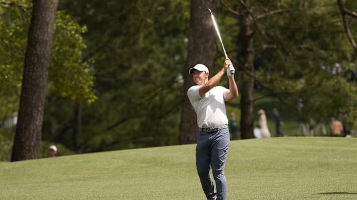 Rory McIlroy is the betting favorite heading into the final round of the Masters. Rory McIlroy is the betting favorite heading into the final round of the Masters.