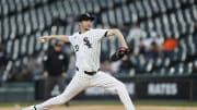 May 9, 2024; Chicago, Illinois, USA; Chicago White Sox starting pitcher Erick Fedde (20) delivers a pitch.