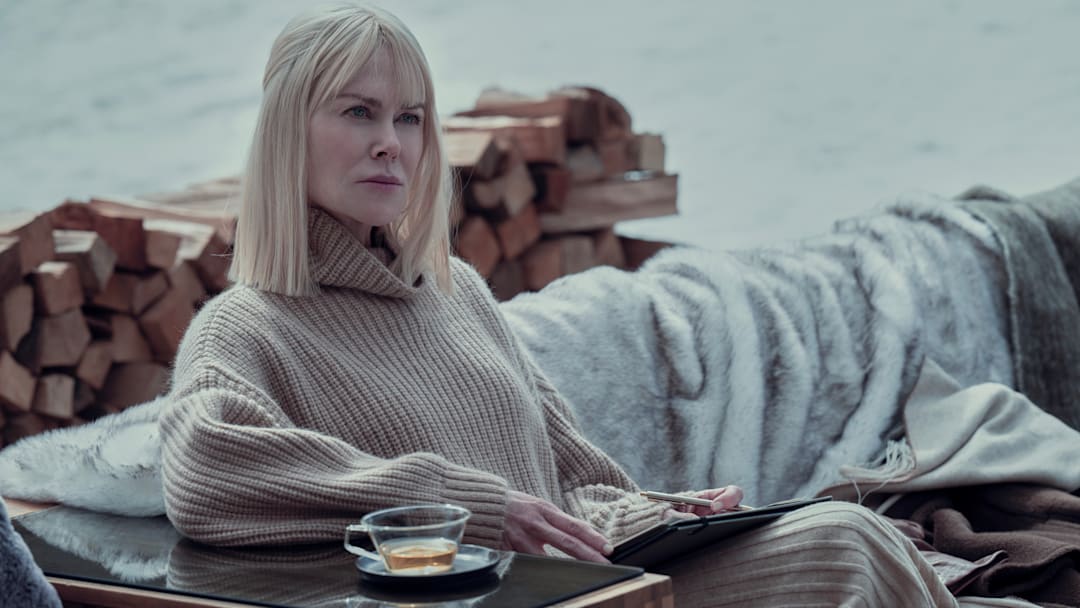 NINE PERFECT STRANGERS - “The Field Trip” - Martin escorts the guests to a museum in a nearby picturesque town – a trip that sees the healing protocol take hold with varying effects. (Disney/Reiner Bajo)
NICOLE KIDMAN