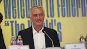 Jose Mourinho at the press conference