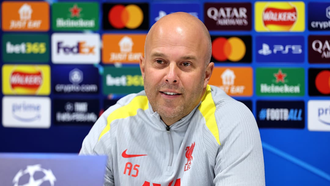 Liverpool FC Training Session And Press Conference - UEFA Champions League 2024/25 League Phase MD4