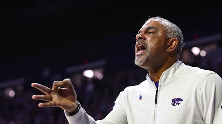 Kansas State Wildcats head coach Jerome Tang 
