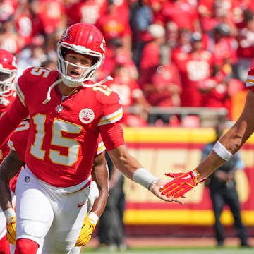 Kansas City Chiefs quarterback and tight end Travis Kelce on Sep 15, 2024.