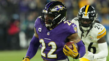 Baltimore Ravens running back Derrick Henry