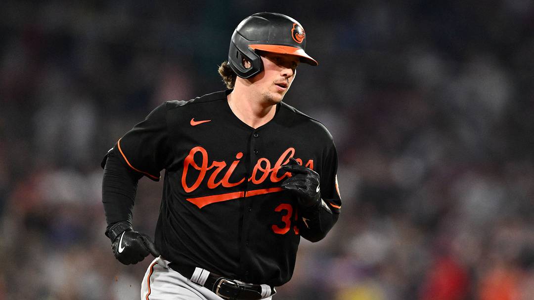 Sep 8, 2023; Boston, Massachusetts, USA; Baltimore Orioles catcher Adley Rutschman (35) runs the bases after hitting a solo home run against the Boston Red Sox during the eighth inning at Fenway Park. Mandatory Credit: Brian Fluharty-USA TODAY Sports Sep 8, 2023; Boston, Massachusetts, USA; Baltimore Orioles catcher Adley Rutschman (35) runs the bases after hitting a solo home run against the Boston Red Sox during the eighth inning at Fenway Park. Mandatory Credit: Brian Fluharty-USA TODAY Sports