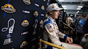 Oct 30, 2025; Avondale, Arizona, USA; NASCAR Xfinity Series driver Connor Zilisch during Championship Four media day at Phoenix Raceway.