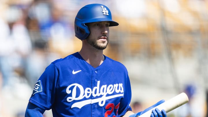 Los Angeles Dodgers right fielder Kyle Tucker.