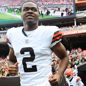 Aug 10, 2024; Cleveland, Ohio, USA; Cleveland Browns wide receiver Amari Cooper (2) before the game against the Green Bay Packers at Cleveland Browns Stadium.