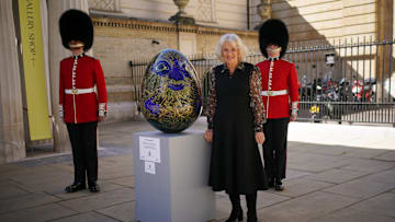 Queen Camilla Visits Elephant Family's 'The Big Egg Hunt'