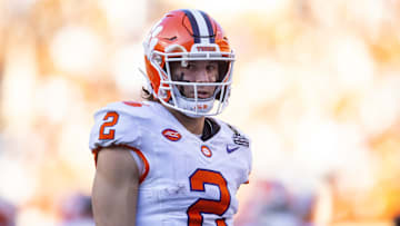 Dec 21, 2024; Austin, Texas, USA; Clemson Tigers quarterback Cade Klubnik (2) against the Texas Longhorns during the CFP National playoff first round at Darrell K Royal-Texas Memorial Stadium. Mandatory Credit: Mark J. Rebilas-Imagn Images