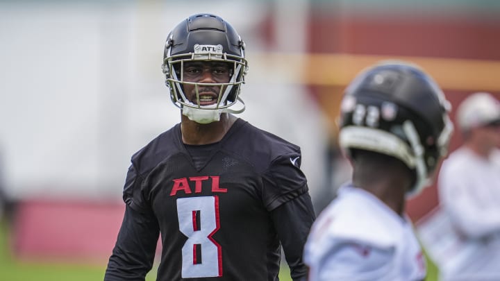 Atlanta Falcons tight end Kyle Pitts has starred in training camp.