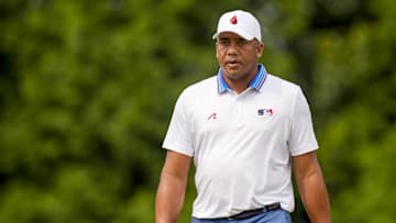 Jhonattan Vegas is a surprise 36-hole leader at the 2025 PGA Championship. 