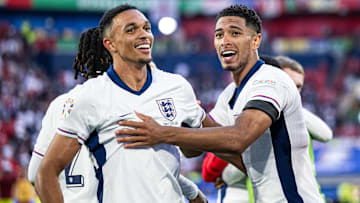 Trent Alexander-Arnold (left) and Jude Bellingham have become firm friends while on England duty