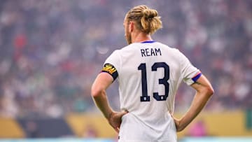 Tim Ream during the USMNT's 2-1 loss to Mexico in the Gold Cup Final.