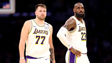 Luka Doncic y LeBron James son los líderes de los Lakers 