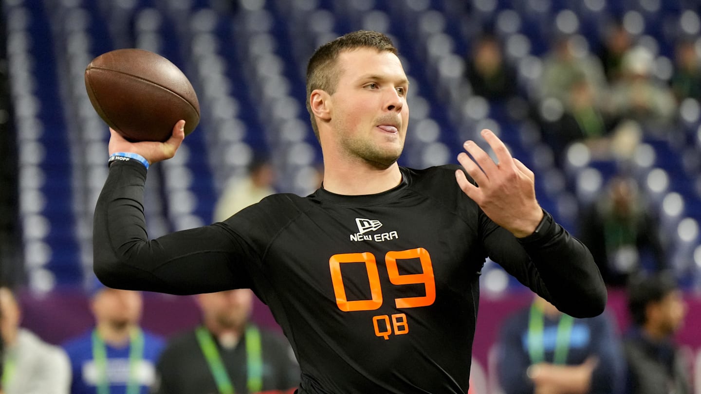 Cincinnati Bengals Select Quarterback Kyle McCord in CBS Sports Seven-Round Mock Draft