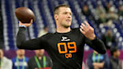 McCord is an intriguing developmental guy who has the potential to turn into a starter after throwing for 4,779 yards and 34 touchdowns at Syracuse last season.