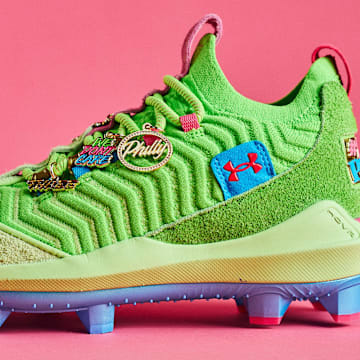 The UA Harper 9 "Phantastic" cleats.