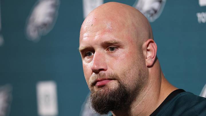 Philadelphia Eagles offensive tackle Lane Johnson 