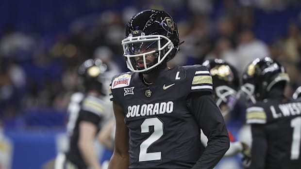 Colorado Buffaloes quarterback Shedeur Sanders 