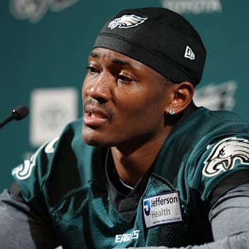 DeVonta Smith was among the Eagles that brushed off comparisons between the 2025 and 2023 squads. 