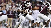 Quarterback Marcel Reed will look to improve on Texas A&M's 8–5 2024 record. 