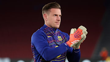 Marc-Andre ter Stegen vor dem Spiel gegen Osasuna