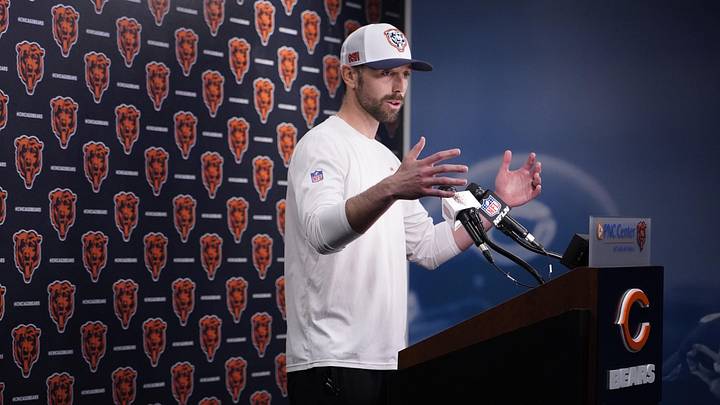 Chicago Bears offensive coordinator Declan Doyle