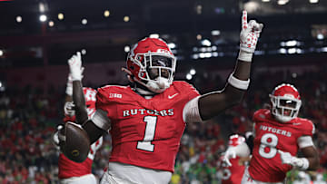 Rutgers Scarlet Knights. Credit: Vincent Carchietta-Imagn Images