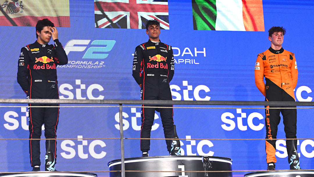 Arvid Lindblad, Alex Dunne, Josep Maria Marti, Formula 2