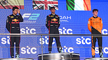 Arvid Lindblad, Alex Dunne, Josep Maria Marti, Formula 2