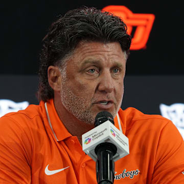 Oklahoma State head coach Mike Gundy is fully embracing everything that has come with the NIL era.