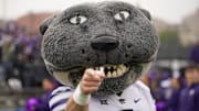 The Kansas State Wildcats mascot Willie 