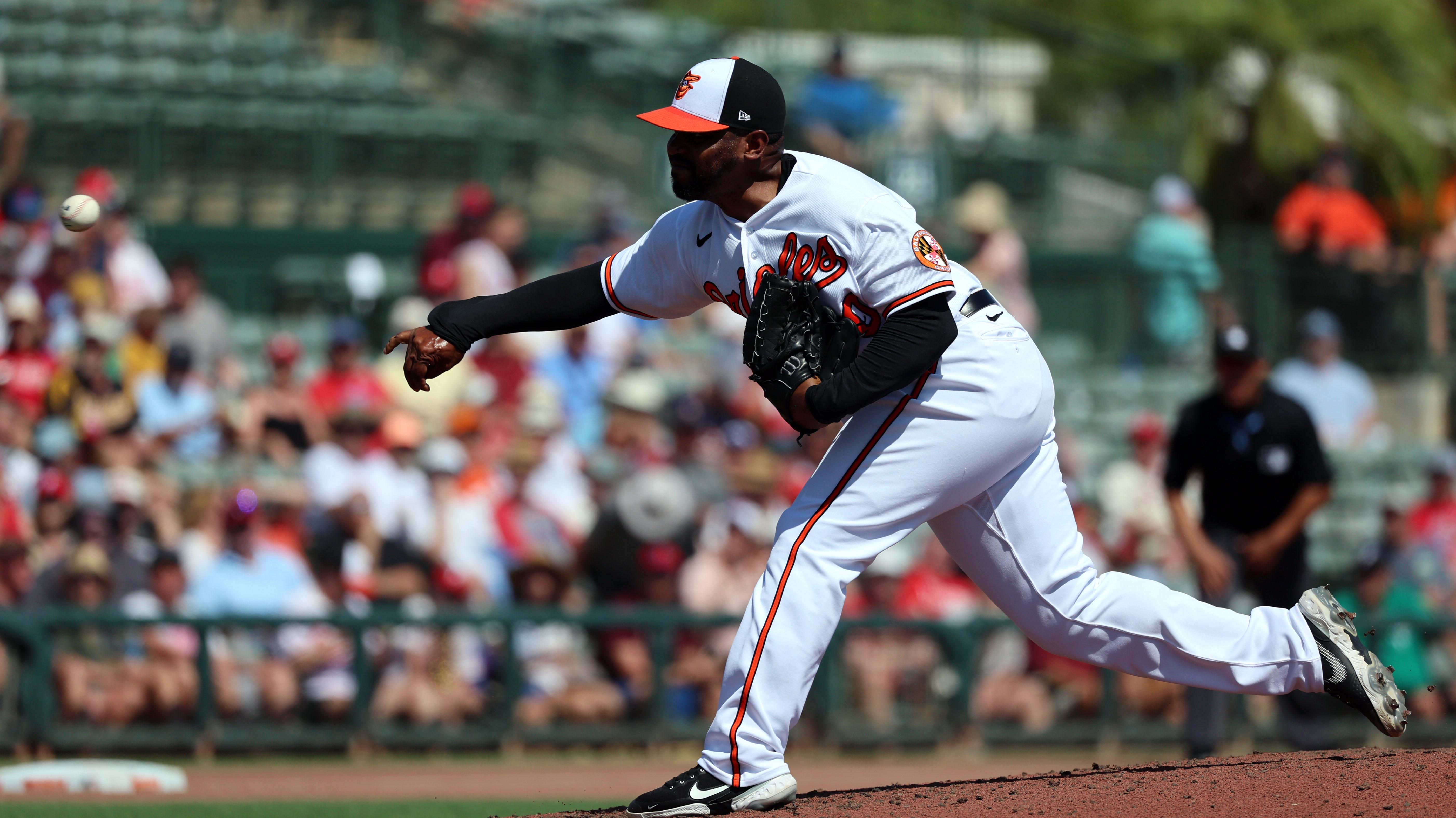 Former Baltimore Orioles relief pitcher Mychal Givens