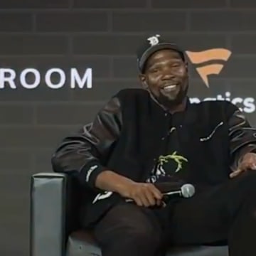 Kevin Durant found out he was traded while being on stage at the Fanatics Fest in NYC. 