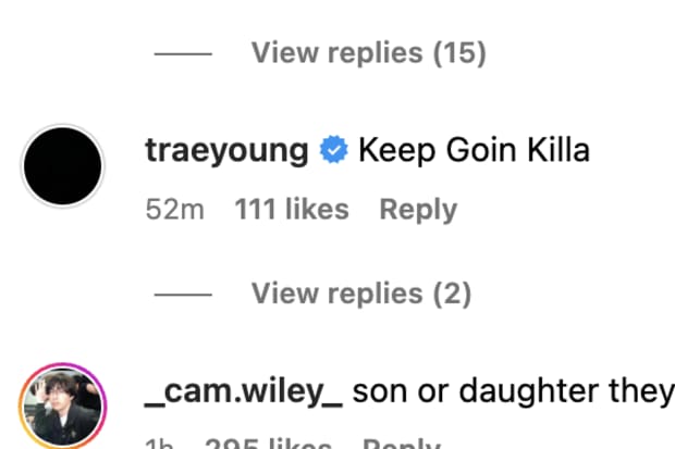 Trae Young's Comment