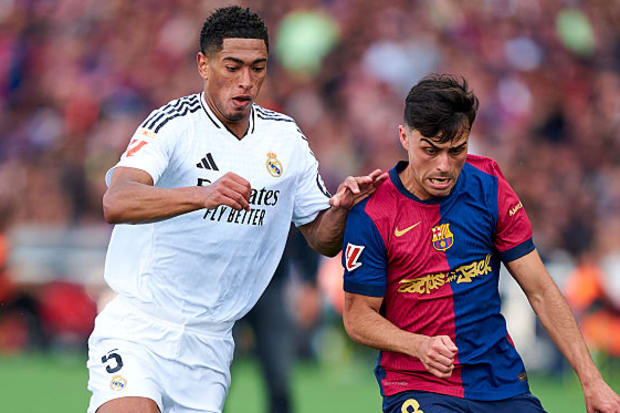 Jude Bellingham y Pedri, Barcelona-Real Madrid