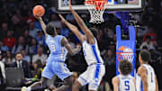 Duke basketball center Patrick Ngongba II