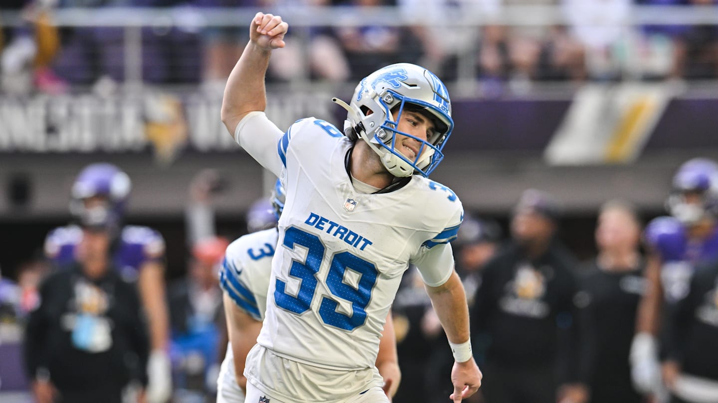 Former Michigan Panthers Kicker Hero for Detroit Lions with GameWinning Field Goal