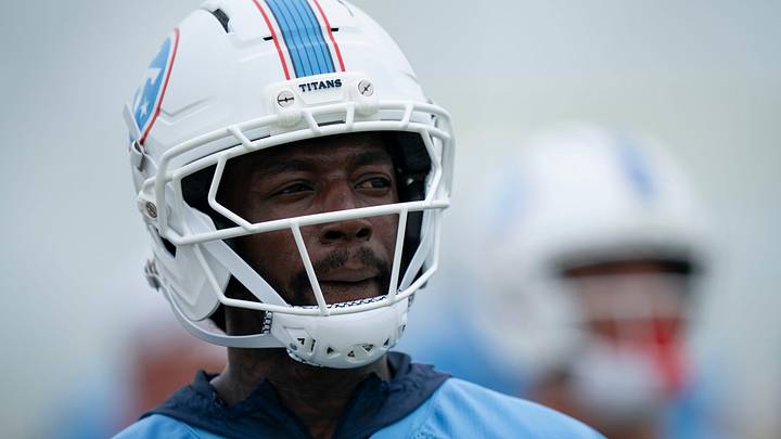 Tennessee Titans wide receiver Calvin Ridley (0) goes through drills during organized team activities at Vanderbilt Health Football Center Friday, May 29, 2026.